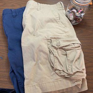 Lot of 2 Arizon Jeans Co Men's Cargo Shorts sz 36